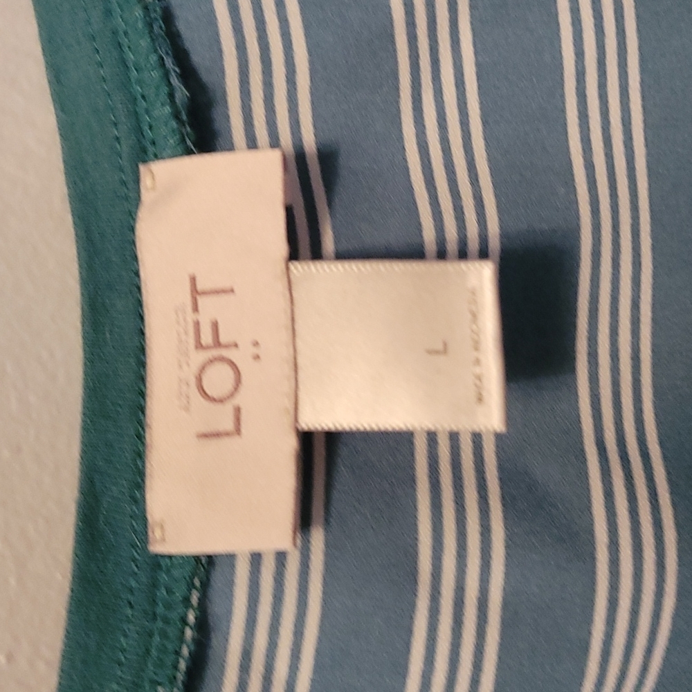 Loft Striped Tanktop | Size Large - Picture 3 of 4